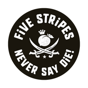 FIVE STRIPES NEVER SAY DIE - Decal