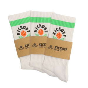 Kickoff Coffee - Vintage-Style Kickoff Crew Socks